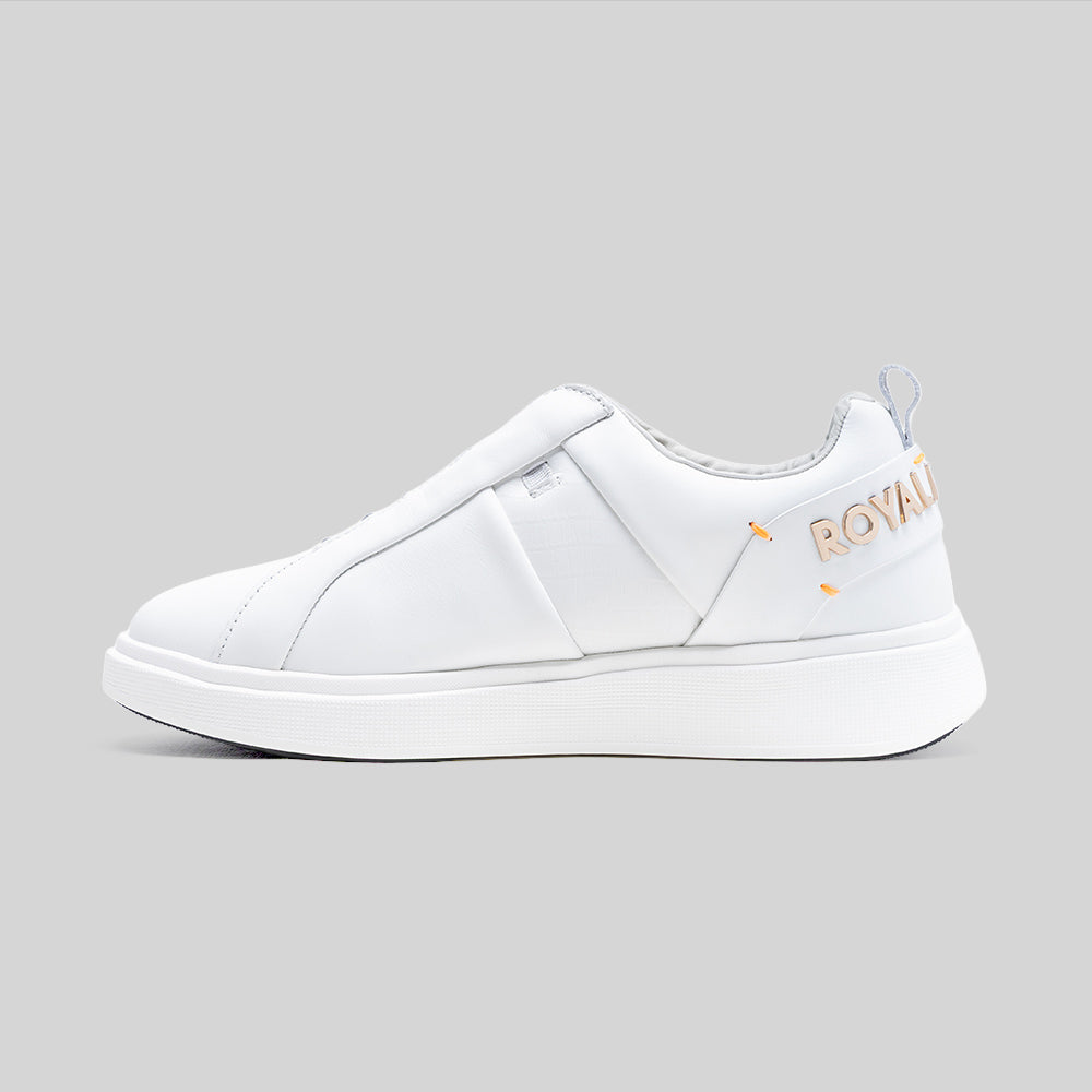 Men's Icon Supreme White Leather Sneakers 002461-000-2