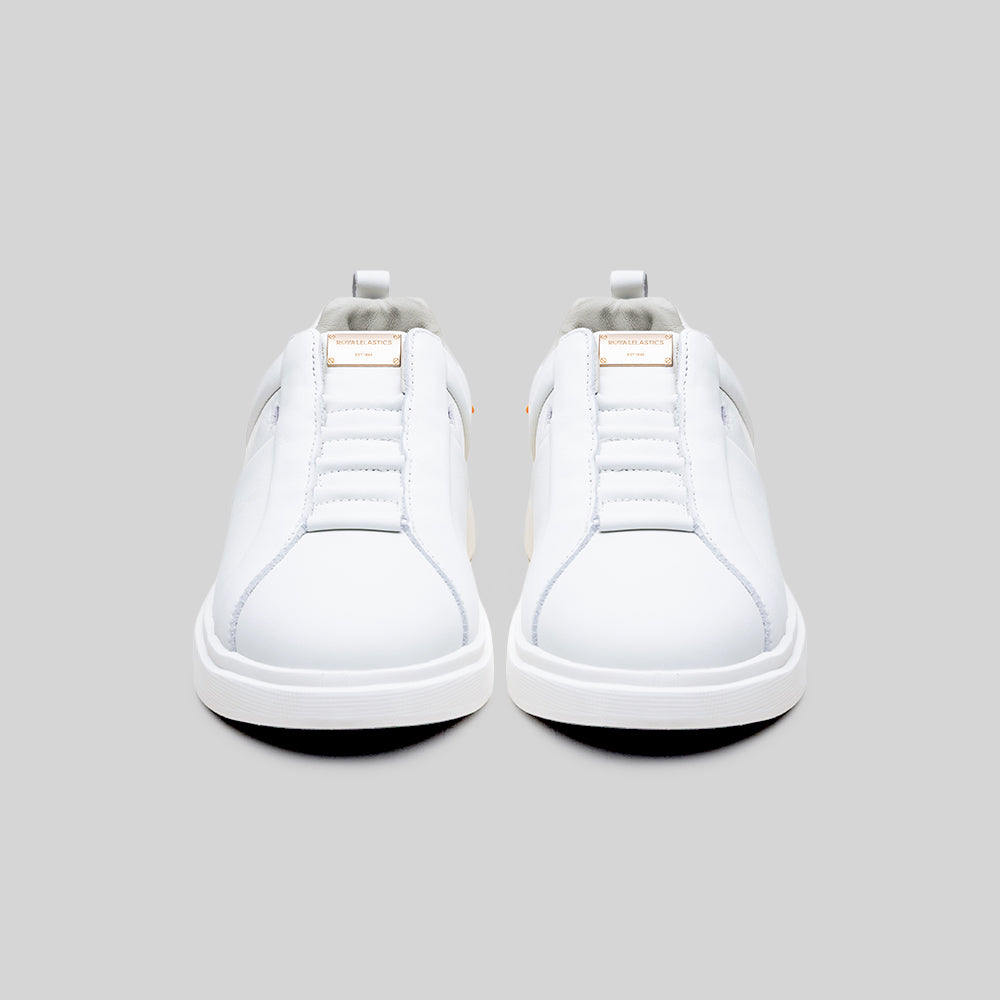 Men's Icon Supreme White Leather Sneakers 002461-000-3