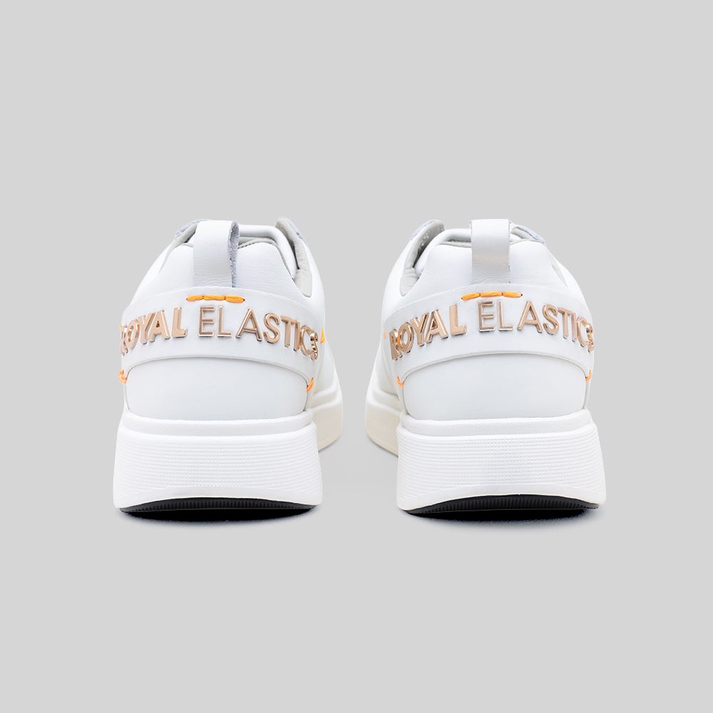 Men's Icon Supreme White Leather Sneakers 002461-000-4