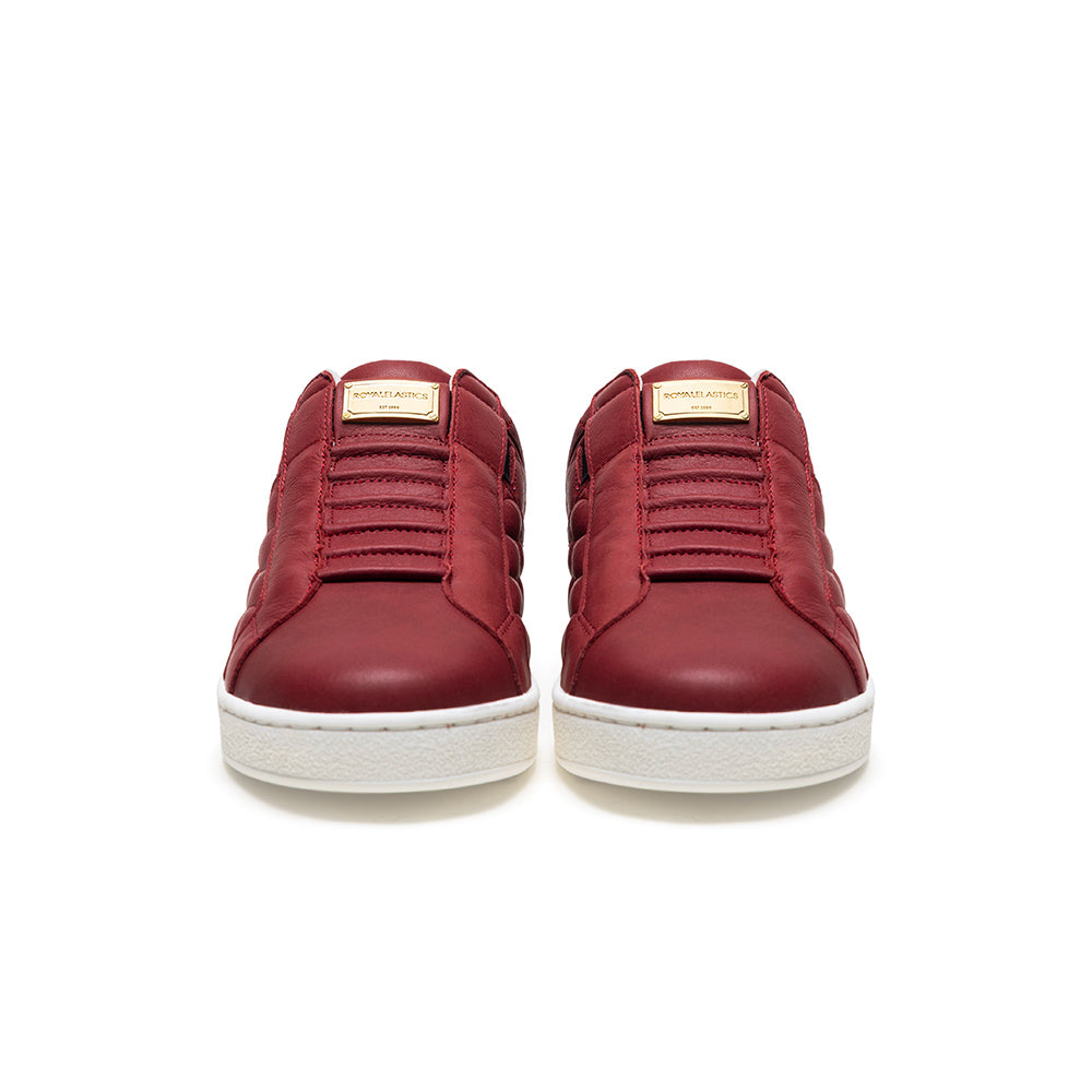 Men's Icon Lux Red Leather Sneakers 002553-111-2