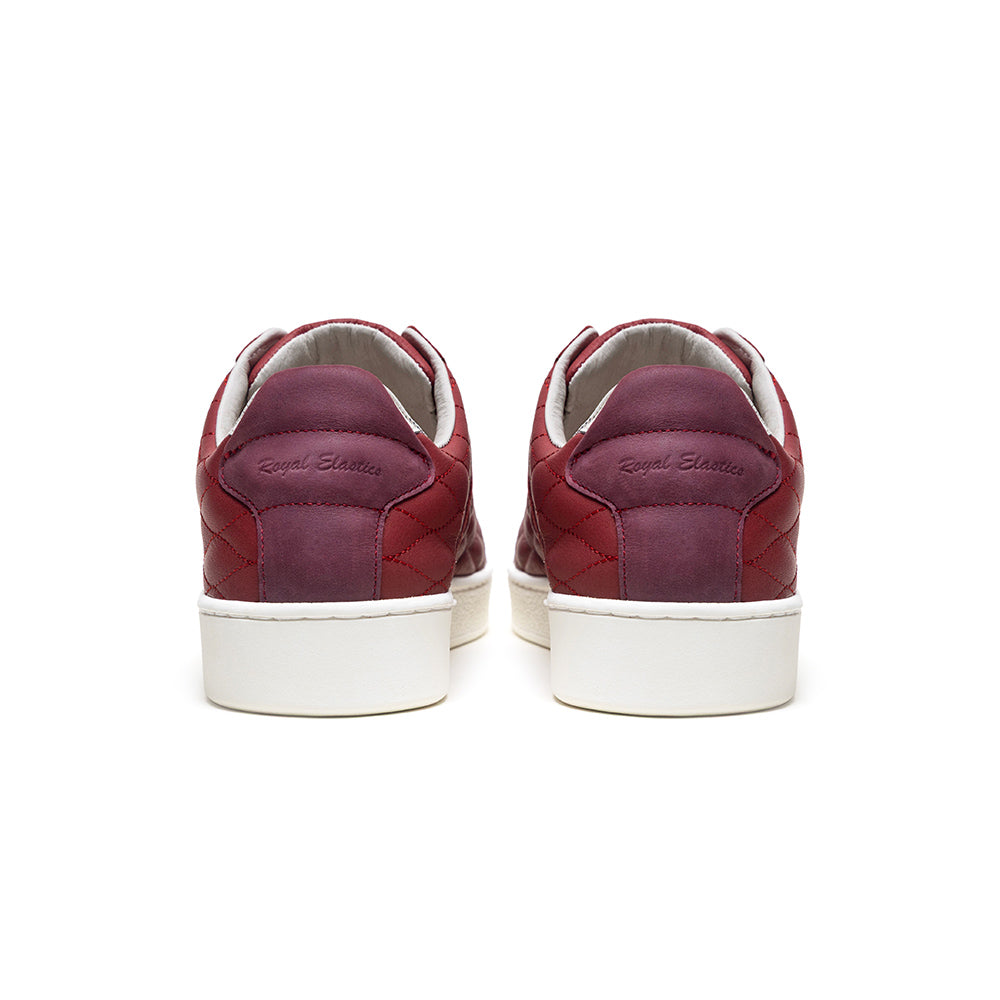Men's Icon Lux Red Leather Sneakers 002553-111-3