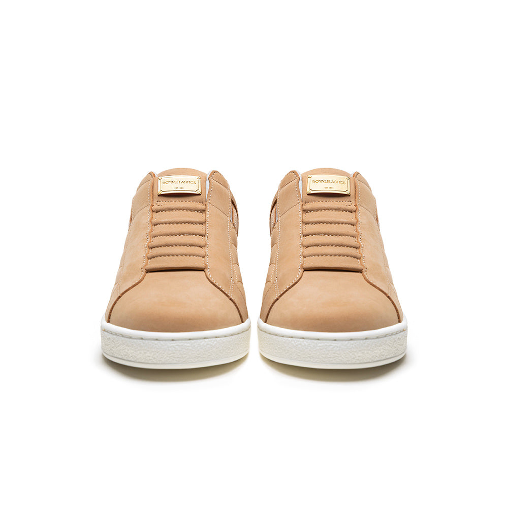 Men's Icon Lux Beige Leather Sneakers 002553-777-2