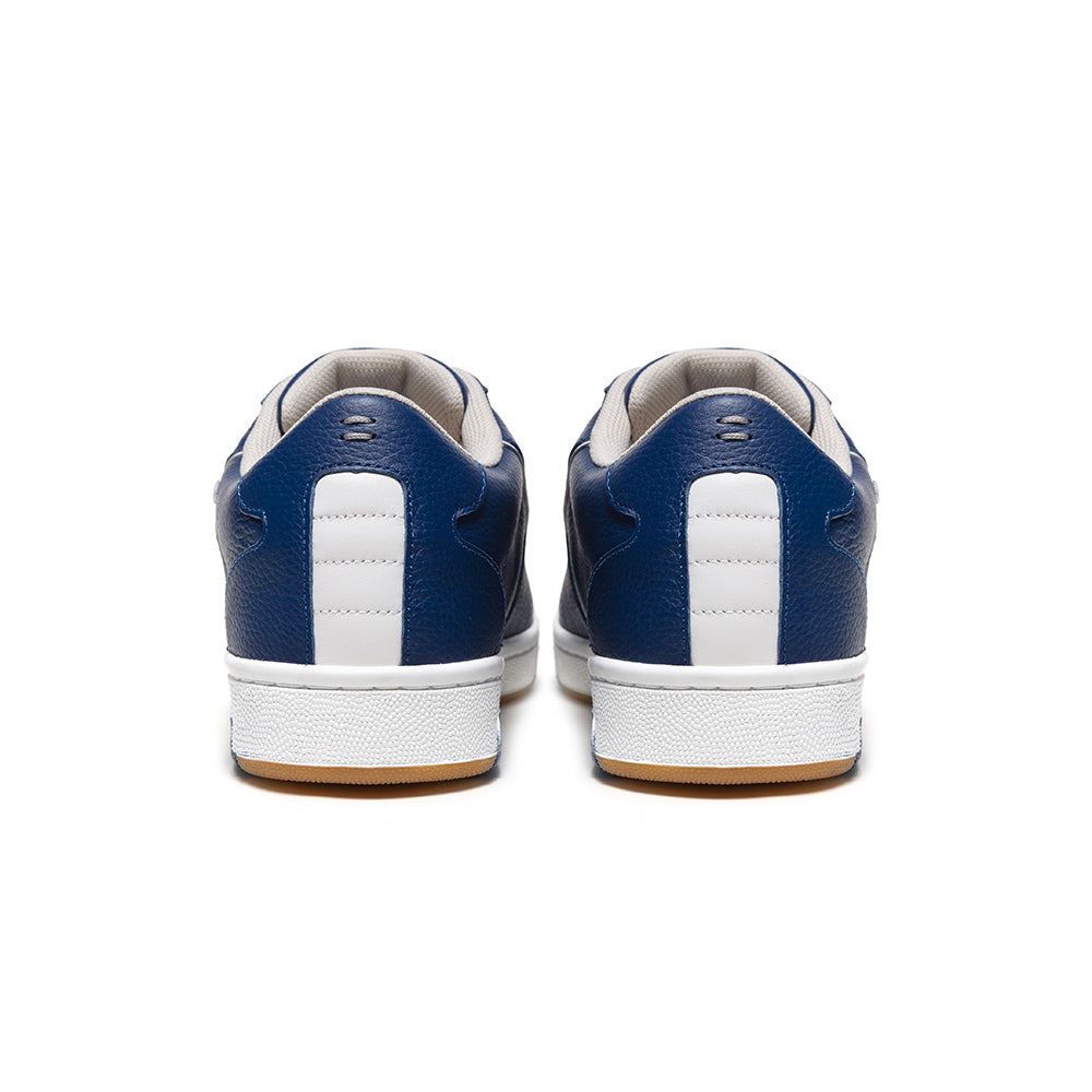 Men's Adelaide Blue White Leather Sneakers 002653-550 - ROYAL ELASTICS