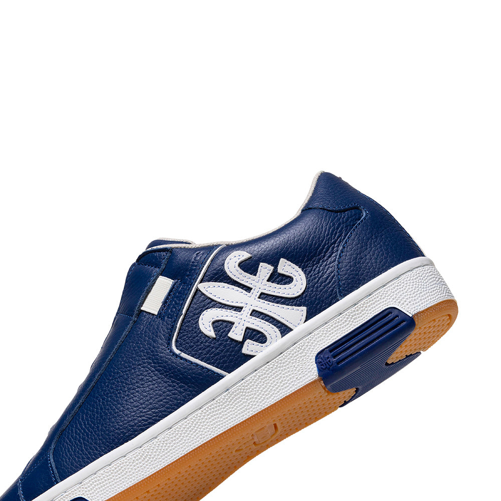 Men's Adelaide Blue White Leather Sneakers 002653-550 - ROYAL ELASTICS