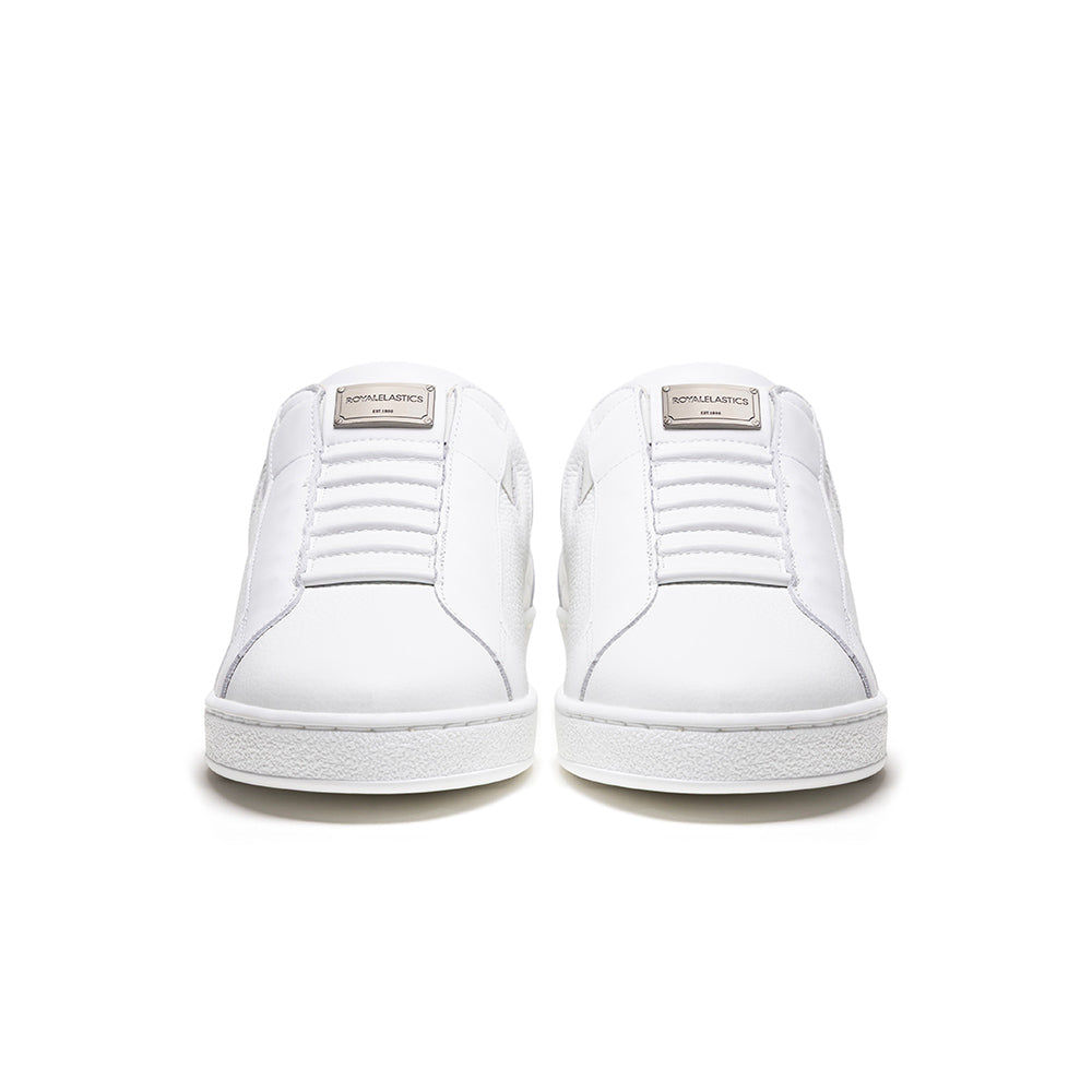 Men's Adelaide Lux White Beige Gray Leather Sneakers 002753-008-2