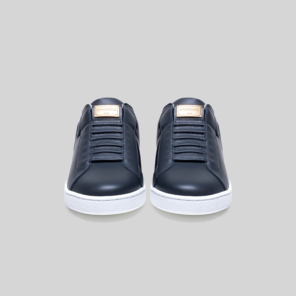 Men's Adelaide Lux Black Gray Leather Sneakers 002761-990-2