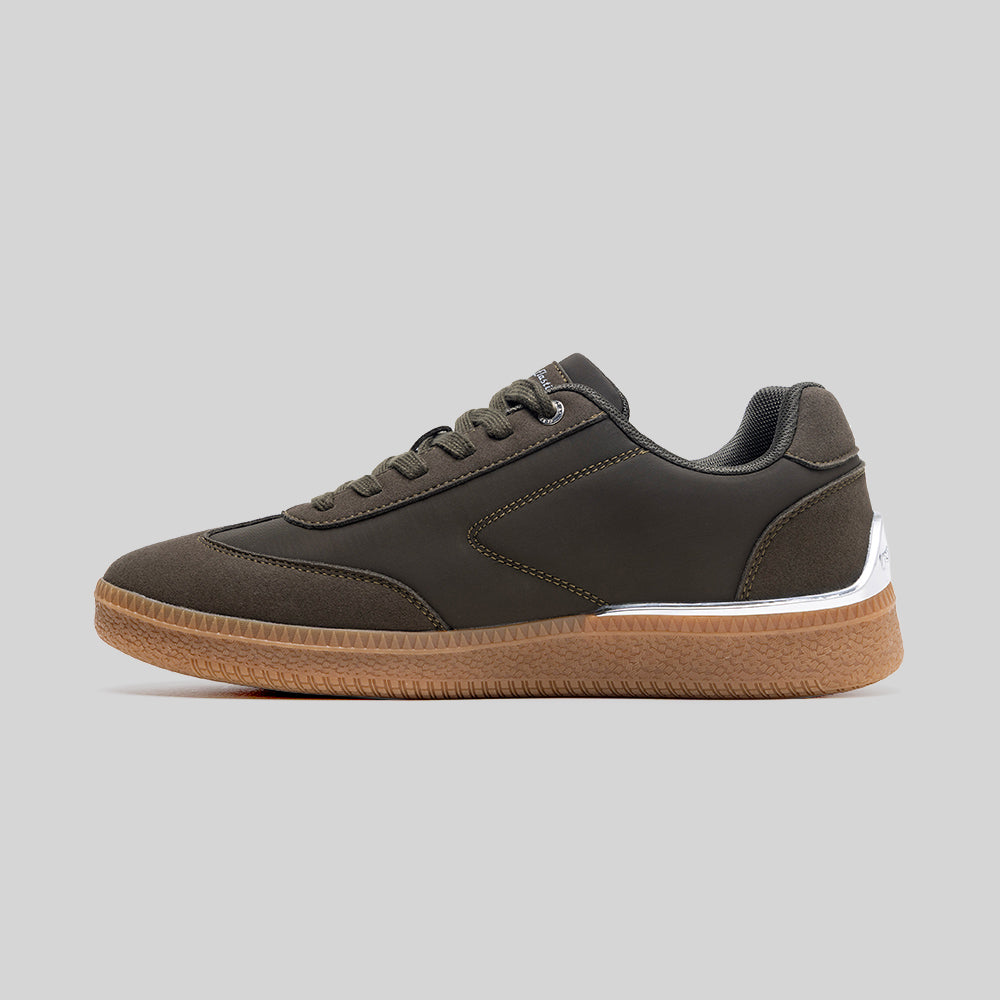 Men's Madison Dark Green Suede Sneakers 003262-444-2
