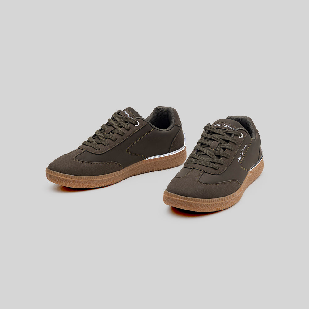 Men's Madison Dark Green Suede Sneakers 003262-444-7
