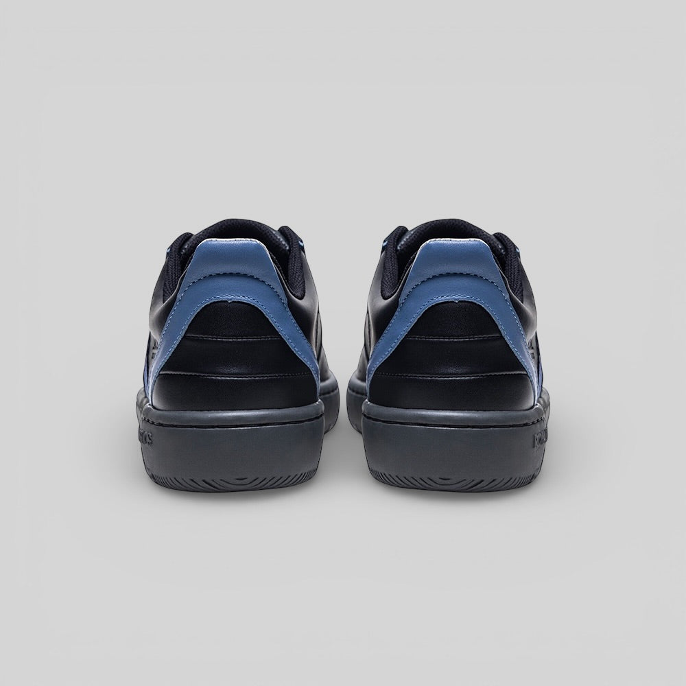 Men's Icon 2.0X Black Blue Leather Sneakers 006361-995-3