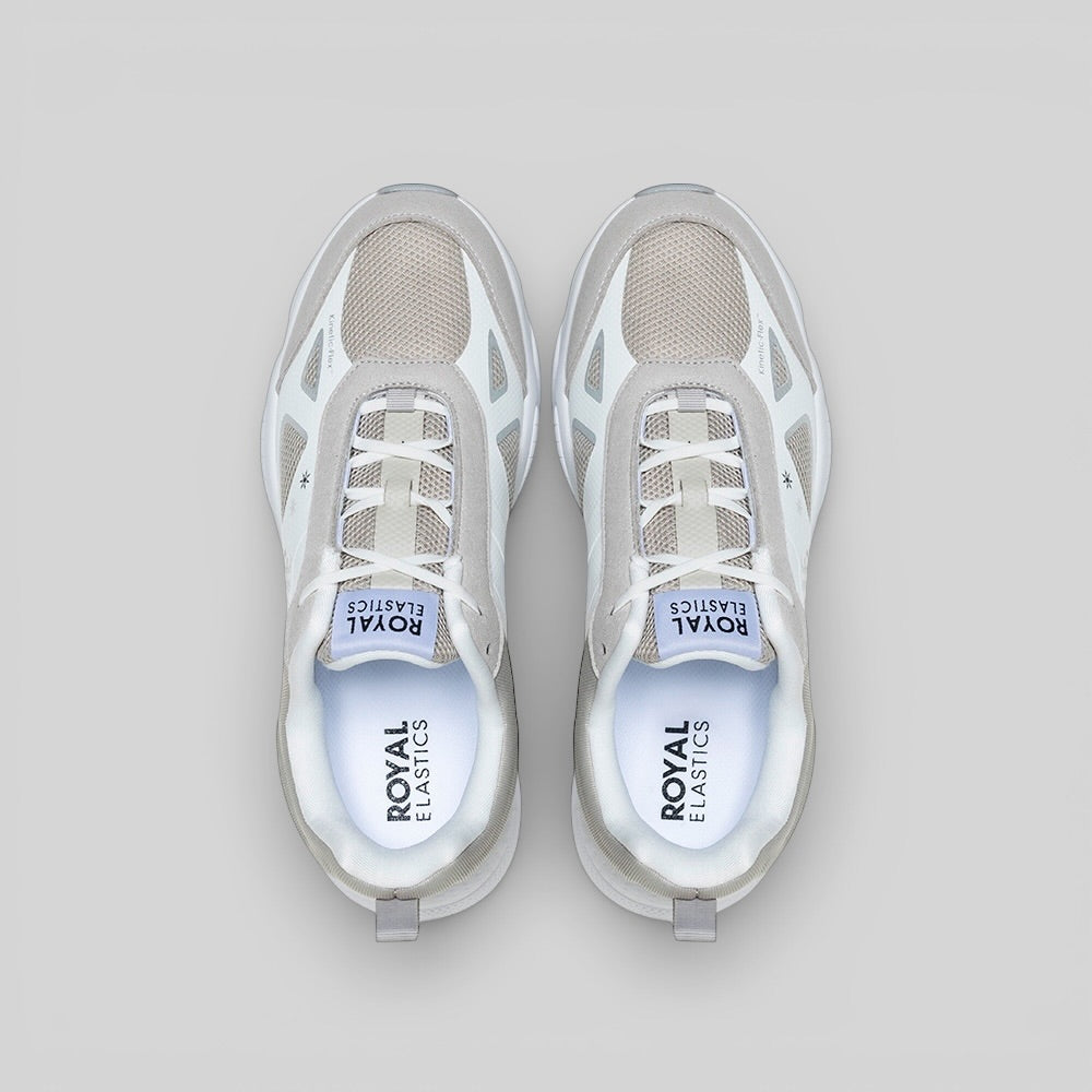 Men's SKY (Star I) White Gray Mesh Sneakers 007361-008-4
