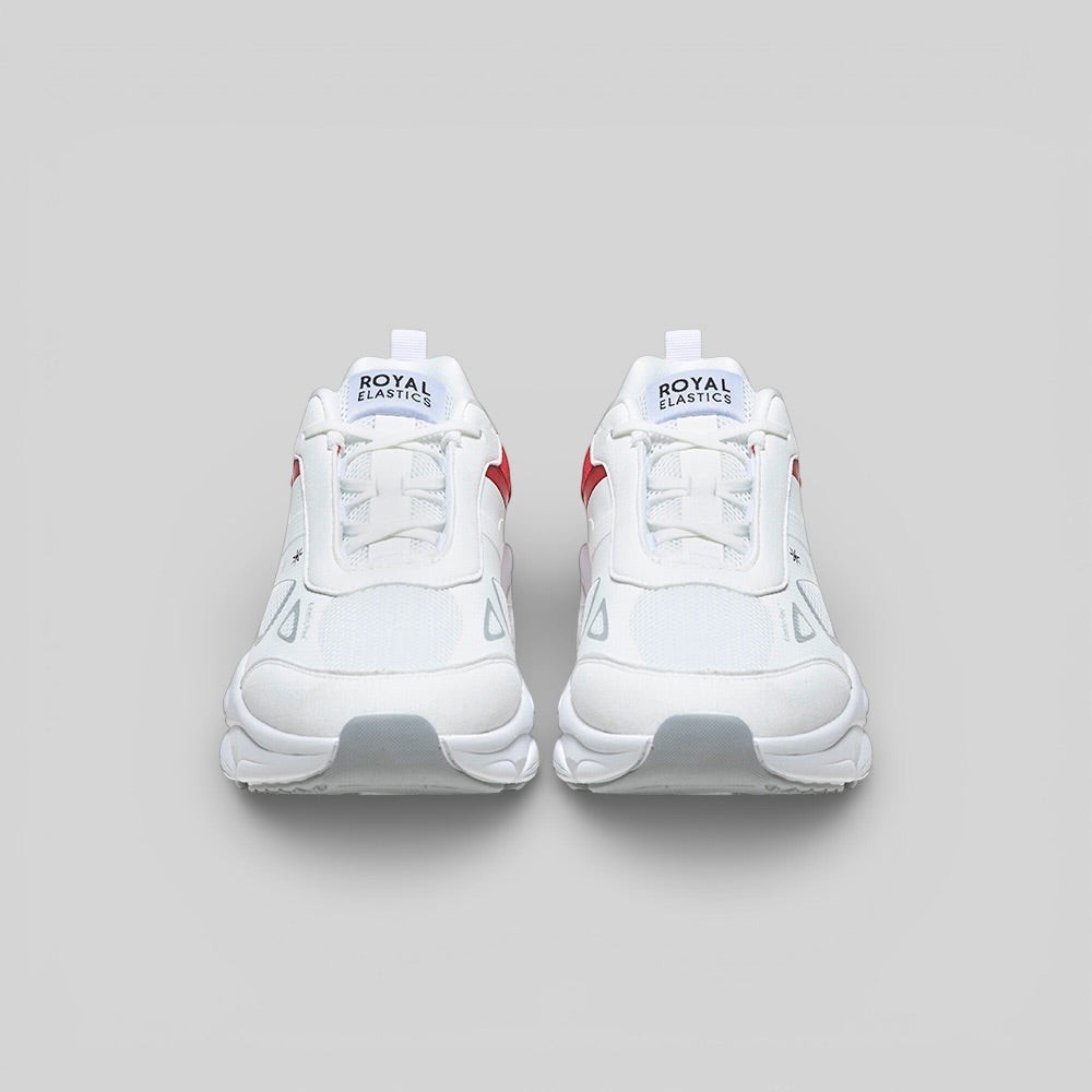 Men's SKY (Star I) White Red Mesh Sneakers 007361-011-2