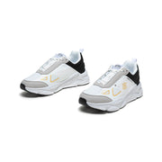 Men's SKY (Star I) White Black Gold Mesh Sneakers 007361-093 - ROYAL ELASTICS