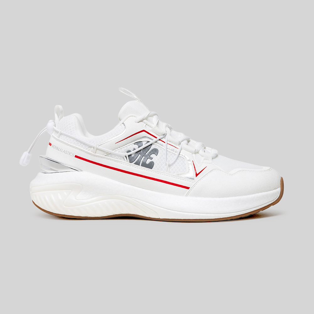 Men's TRON (Star III) White Red Mesh Sneakers 010261-001