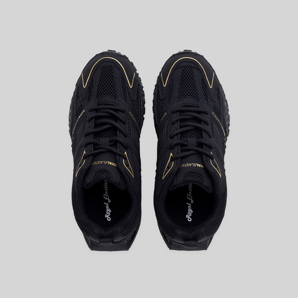 Men's Dune Black Mesh Sneakers 010263-999-6