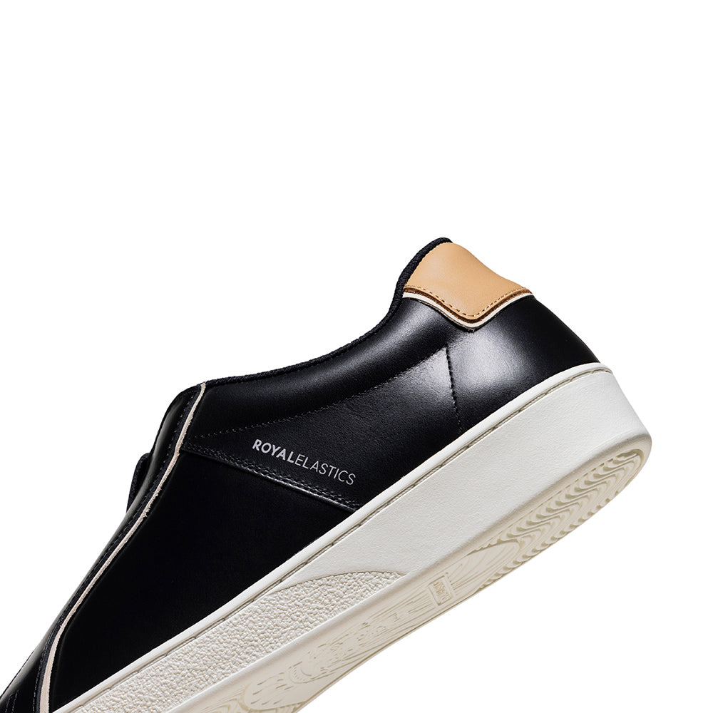 Men's Duca Black Brown Leather Sneakers