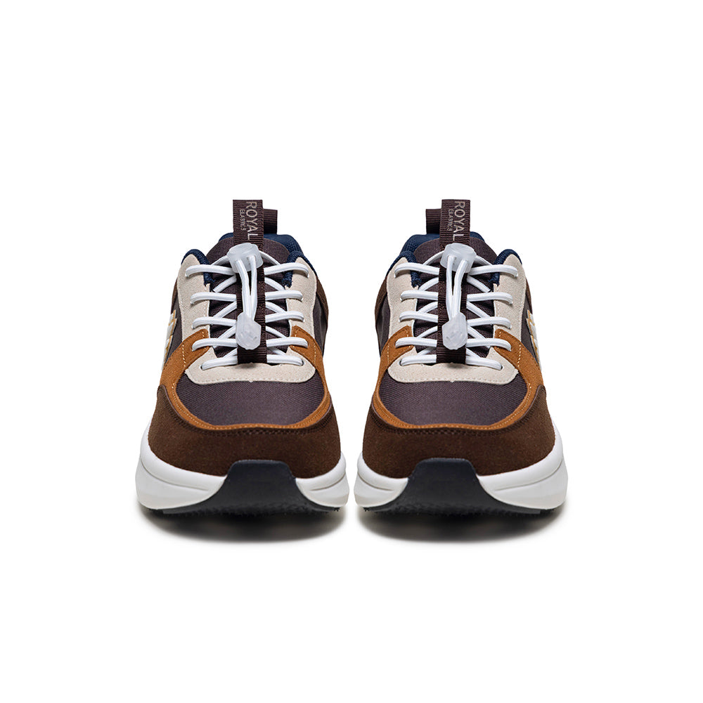 Men's Riviera Brown Blue Casual Sneakers