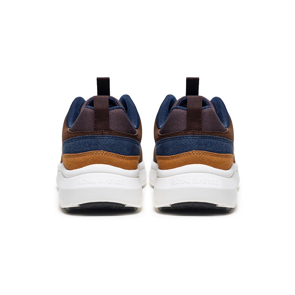 Men's Riviera Brown Blue Casual Sneakers