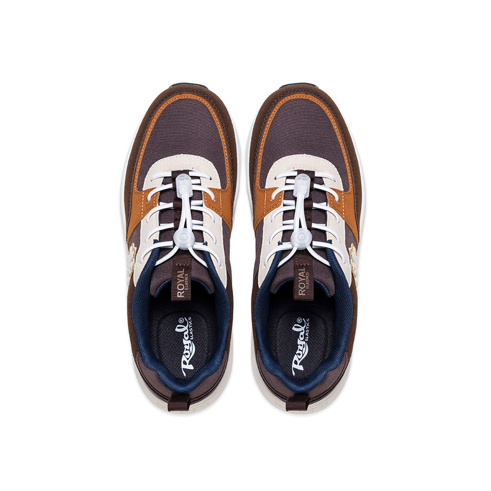 Men's Riviera Brown Blue Casual Sneakers