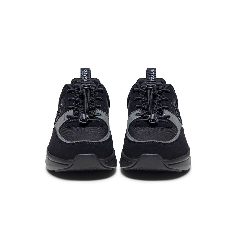 Men's Riviera Black Gray Casual Sneakers