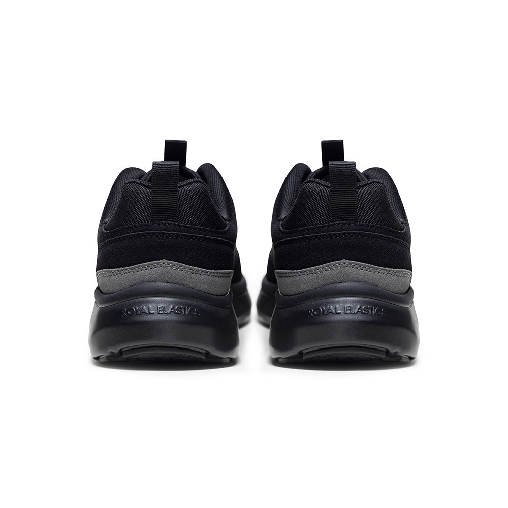 Men's Riviera Black Gray Casual Sneakers