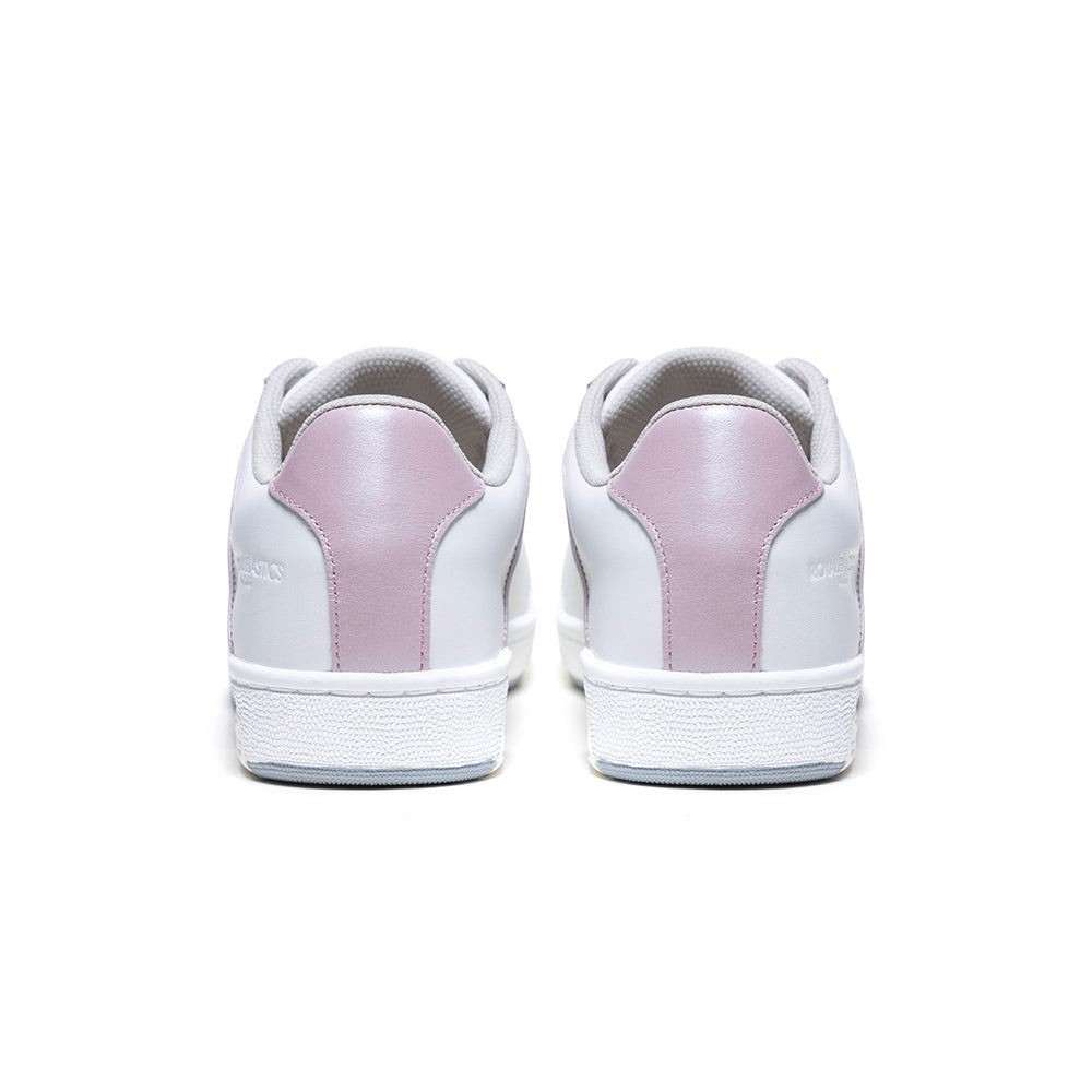 Women's Icon OG White Pink Logo Leather Sneakers 901953-011-3