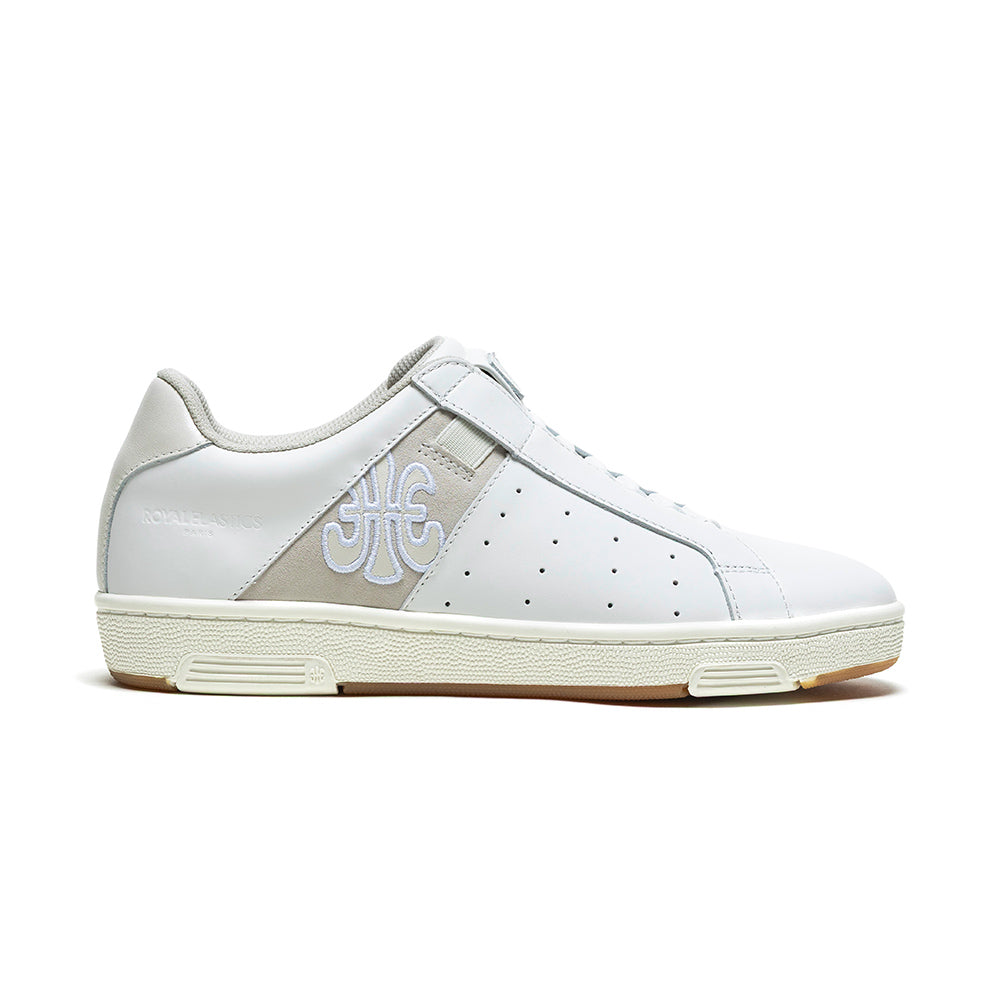 Women's Icon OG White Beige Logo Leather Sneakers 901961-007