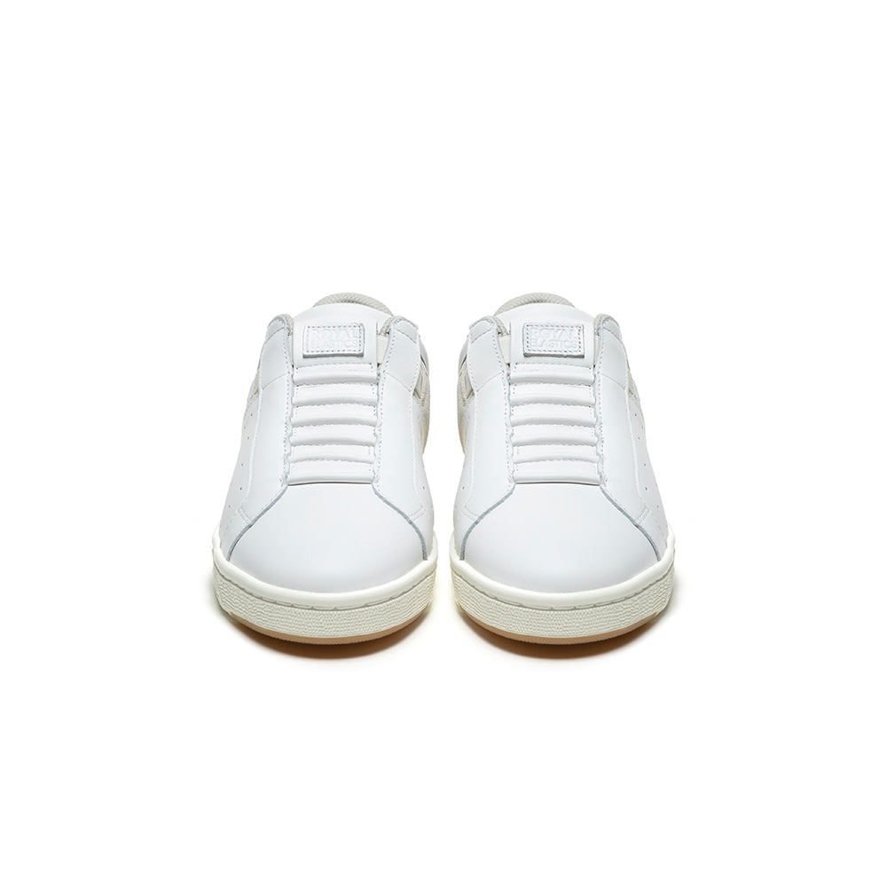 Women's Icon OG White Beige Logo Leather Sneakers 901961-007