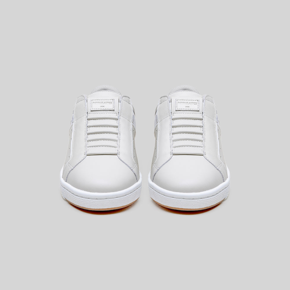 Women's Icon OG Beige White Logo Leather Sneakers 901962-707-3