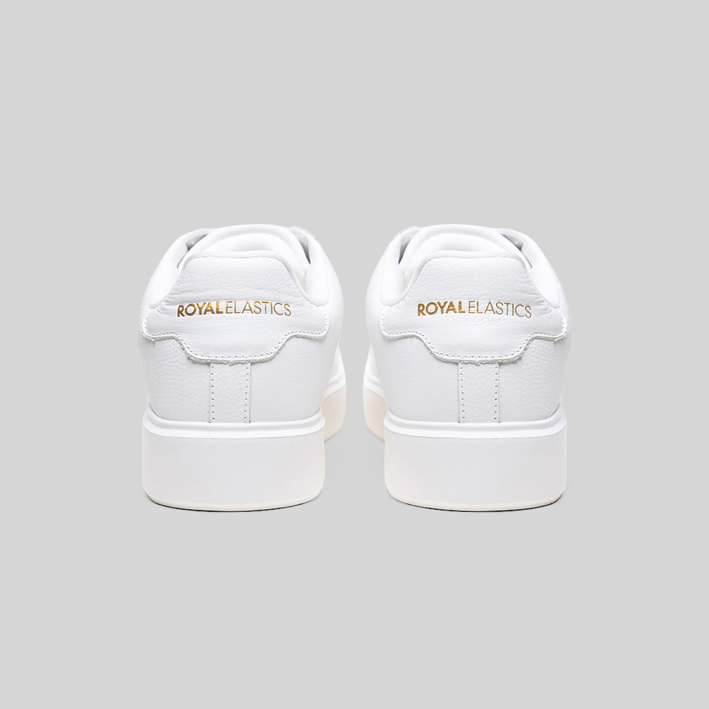 Women's Bishop White Leather Sneakers 902161-000-4