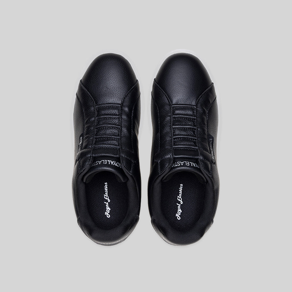 Women's Bishop Black Leather Sneakers 902161-999-6