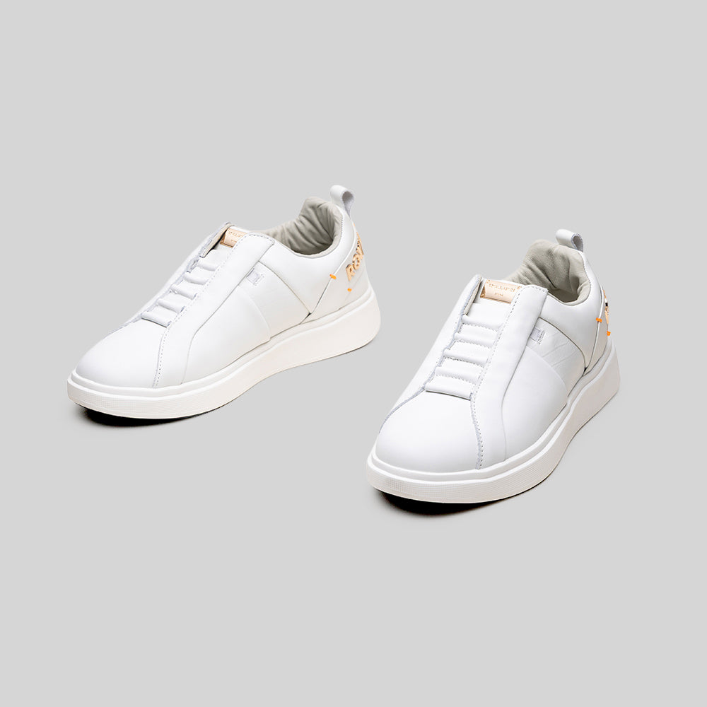 Women's Icon Supreme White Leather Sneakers 902461-000-7