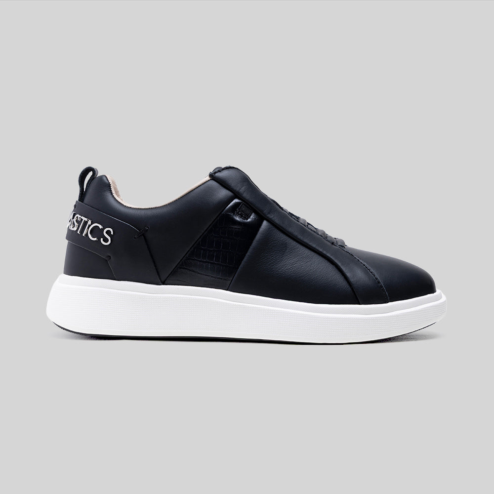 Women's Icon Supreme Black Leather Sneakers 902461-999-1