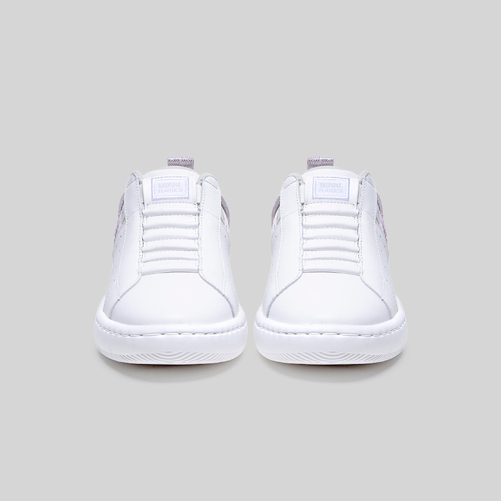 Women's Icon 2.0 White Pink Beige Logo Leather Sneakers 906561-017