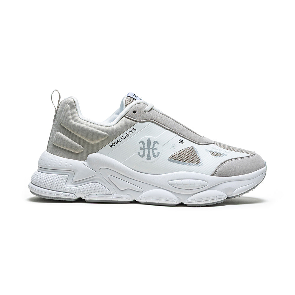 Women's SKY (Star I) White Gray Mesh Sneakers 907361-008 - ROYAL ELASTICS