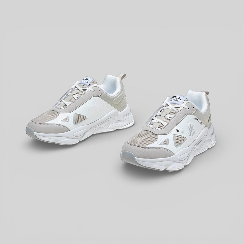 Women's SKY (Star I) White Gray Mesh Sneakers 907361-008-7