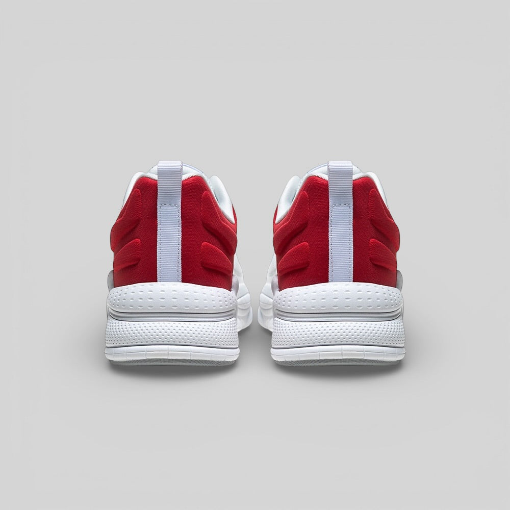 Women's SKY (Star I) White Red Mesh Sneakers 907361-011-3
