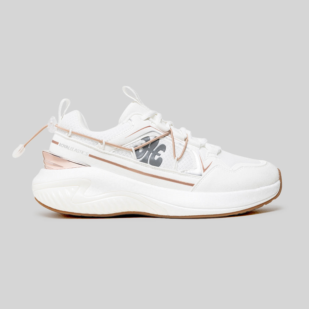 Women's TRON (Star III) White Rose Gold Mesh Sneakers 910261-007