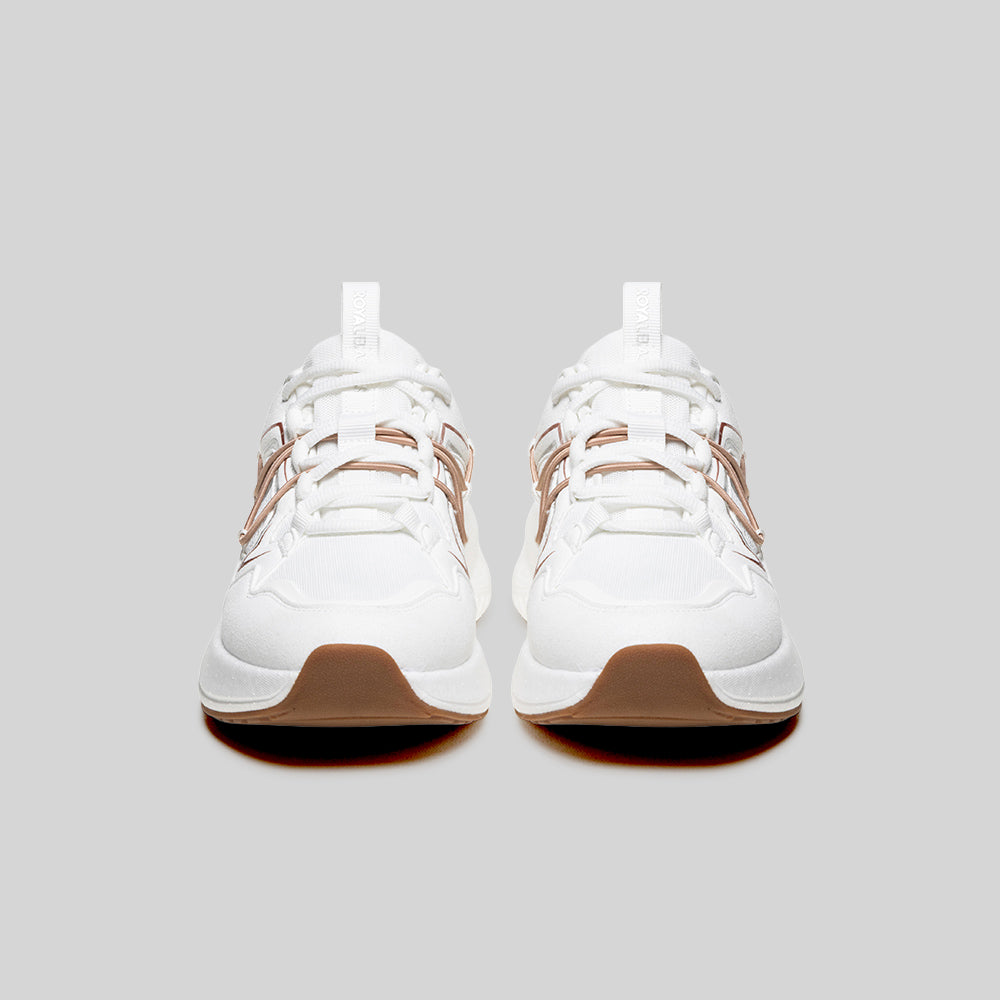 Women's TRON (Star III) White Rose Gold Mesh Sneakers 910261-007-2
