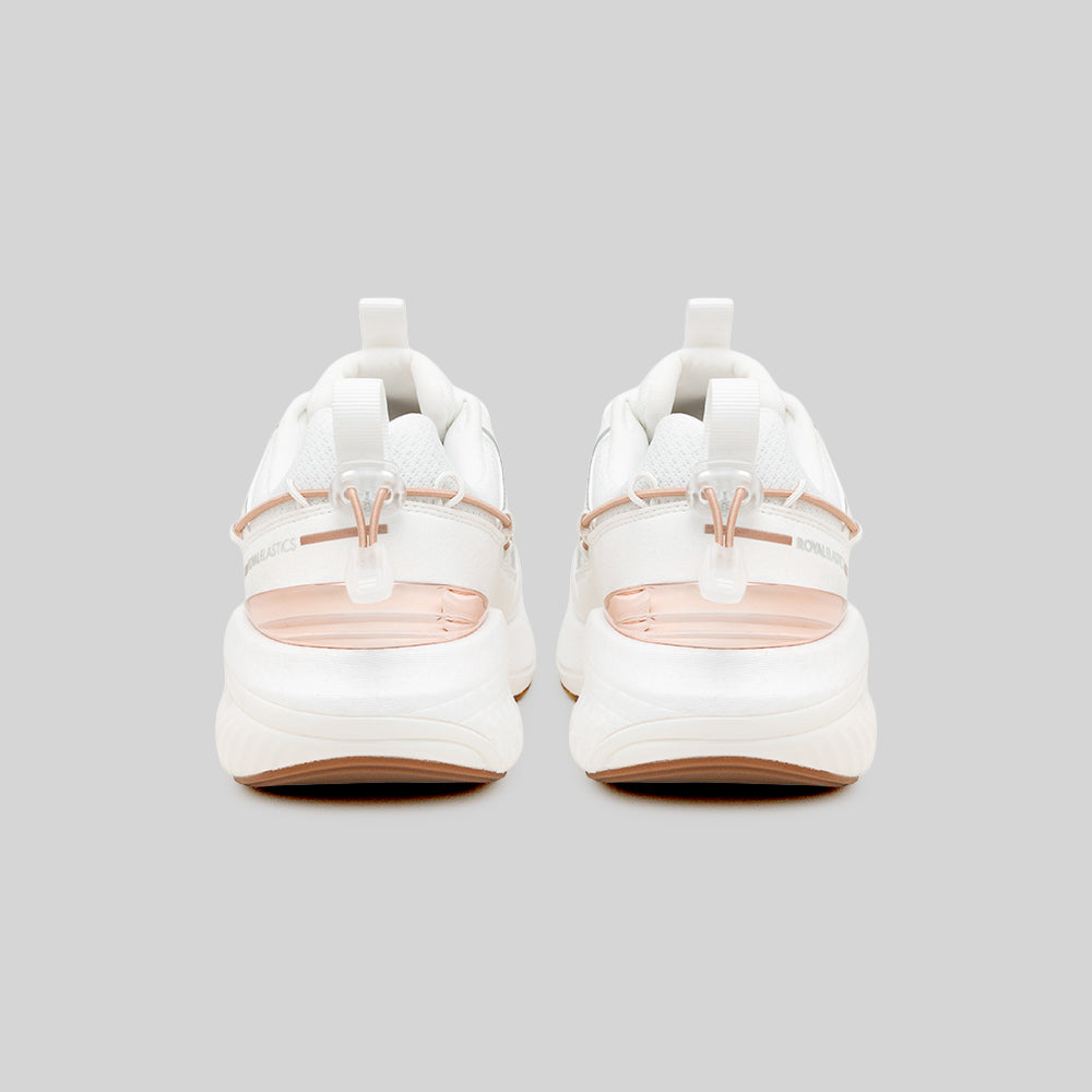 Women's TRON (Star III) White Rose Gold Mesh Sneakers 910261-007-3