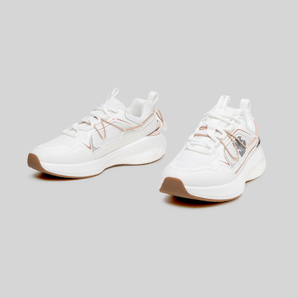 Women's TRON (Star III) White Rose Gold Mesh Sneakers 910261-007-7