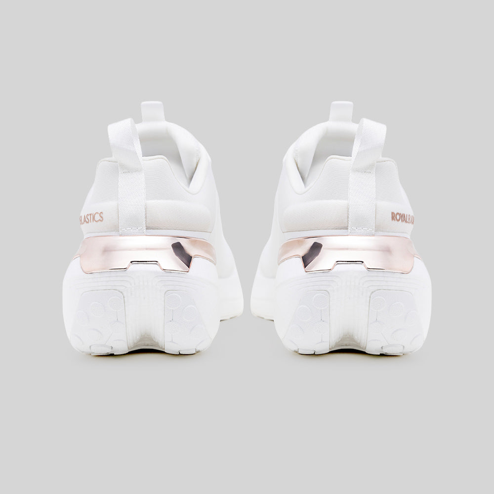 Women's Noah White Rose Gold Mesh Sneakers 910361-007-4