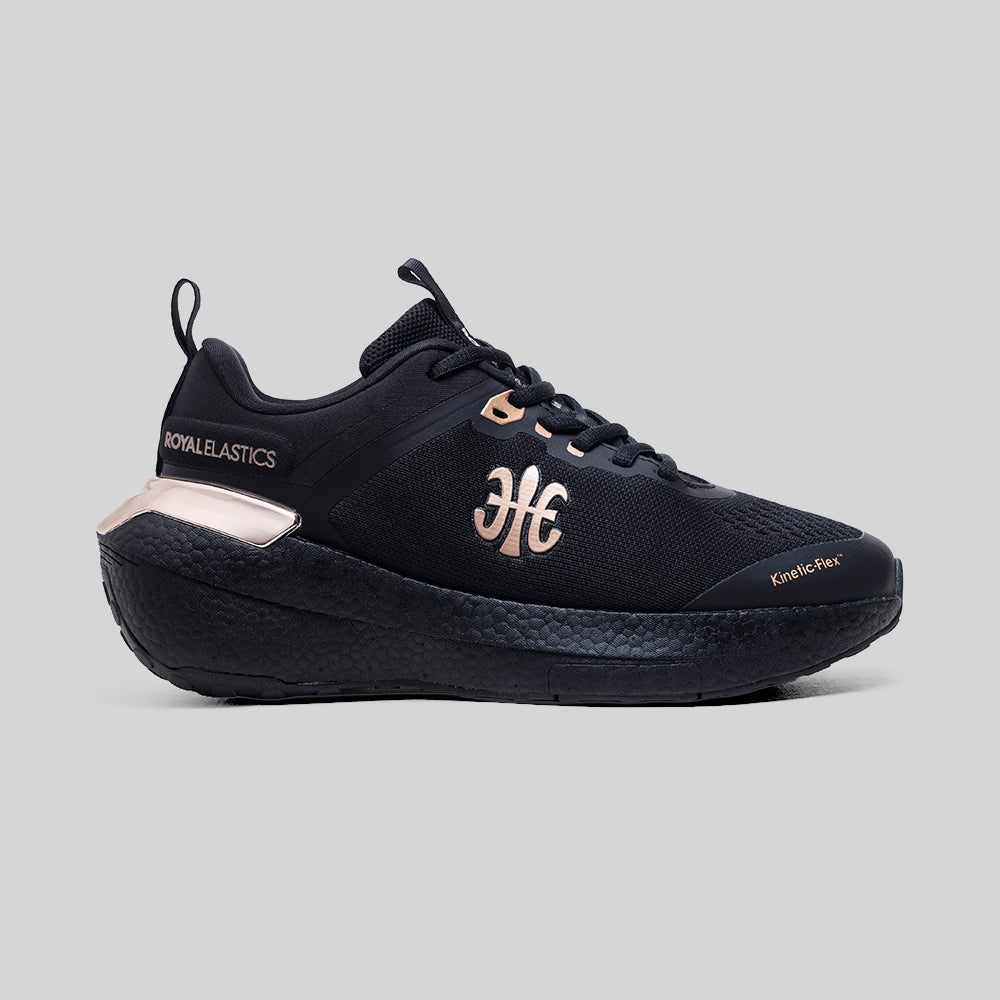 Women's Noah Black Rose Gold Mesh Sneakers 910361-997-1