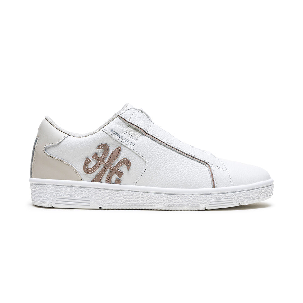 Women's Adelaide White Brown Gray Sneakers