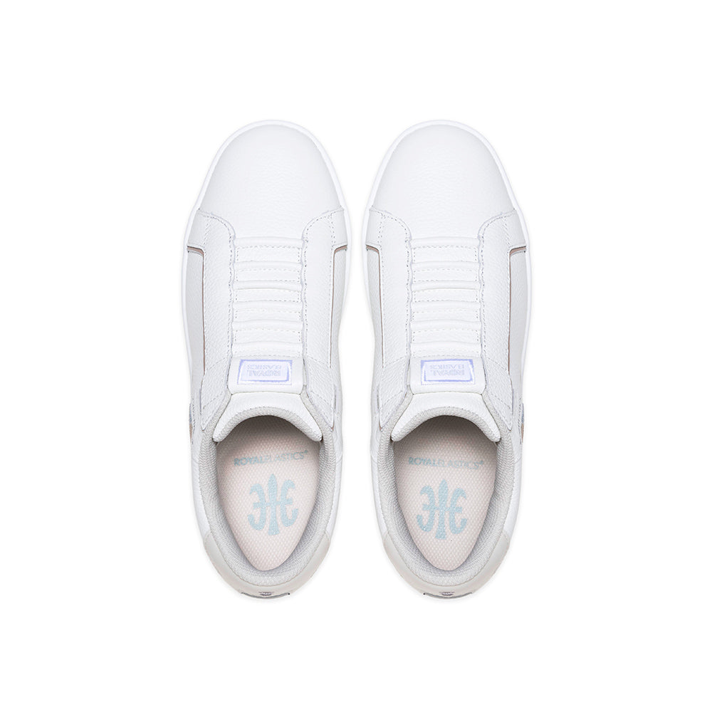 Women's Adelaide White Brown Gray Sneakers