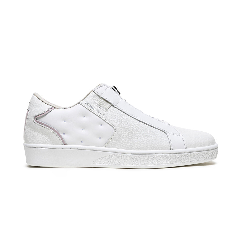 Women's Adelaide Lux White Pink Leather Sneakers