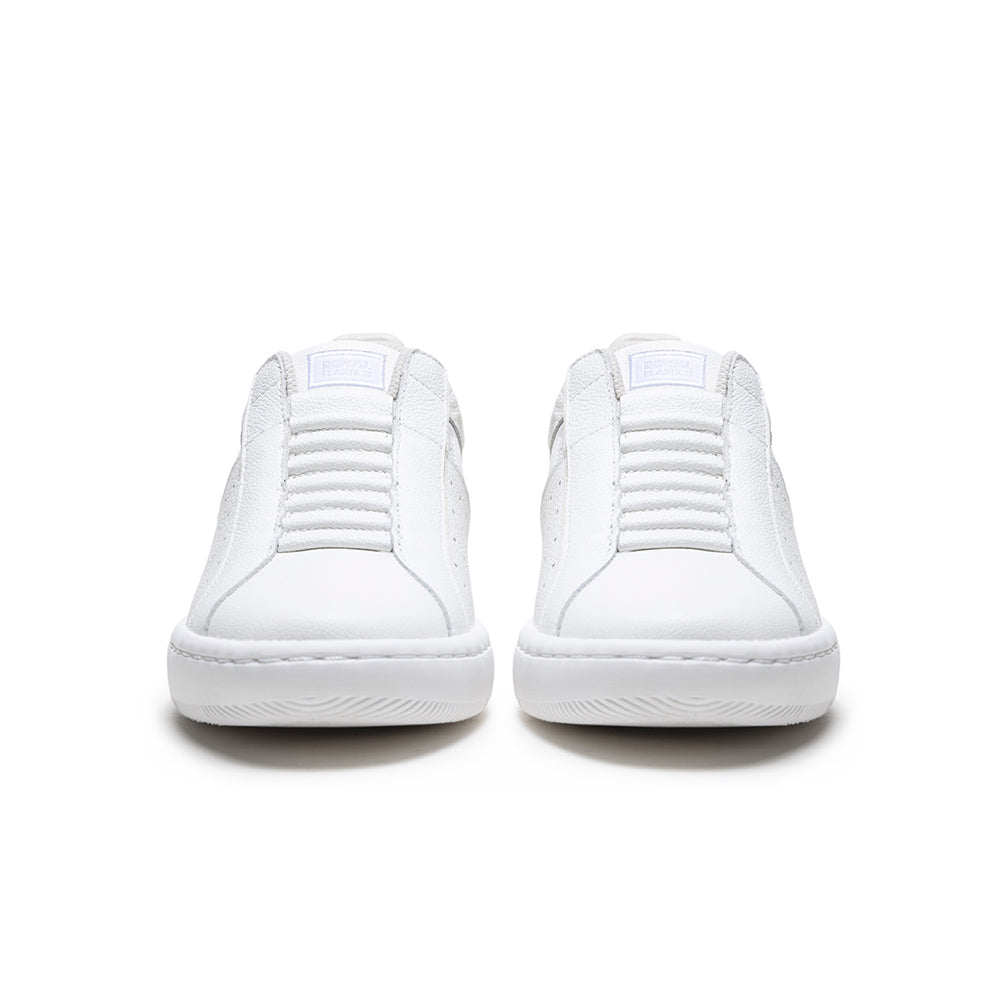Women's Icon 2.0X White Beige Pink Leather Sneakers