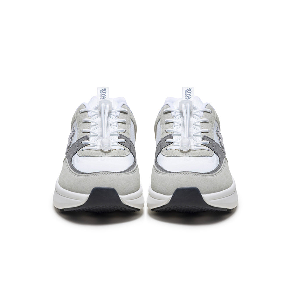 Women's Riviera White Gray Casual Sneakers