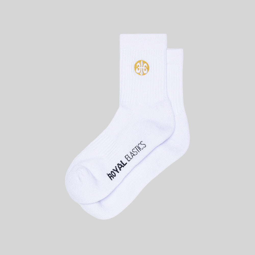Cotton Crew Socks White F51162-003-1