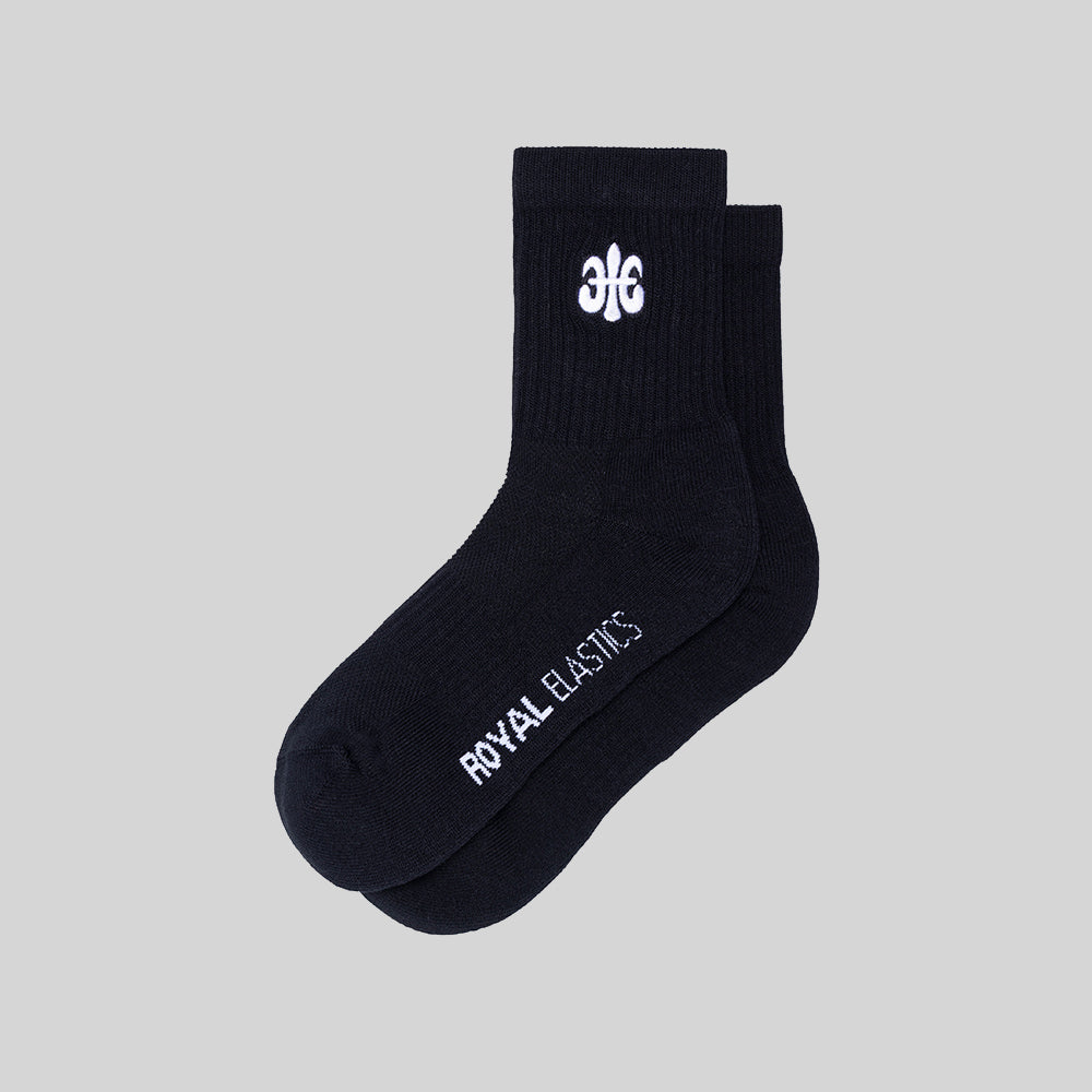 Cotton Crew Socks Black F51162-990-1