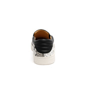 Men's Ketella Black Gray Leather Loafers 00384-990 - ROYAL ELASTICS